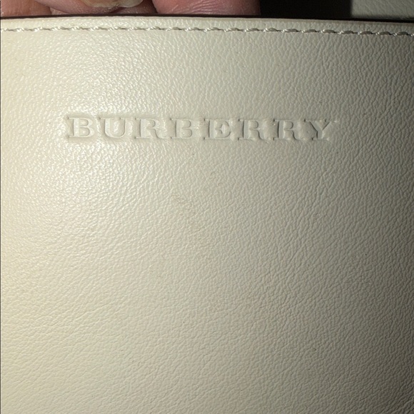 Preloved Burberry Green and Yellow Backpack nylon great condition many pockets main image 9